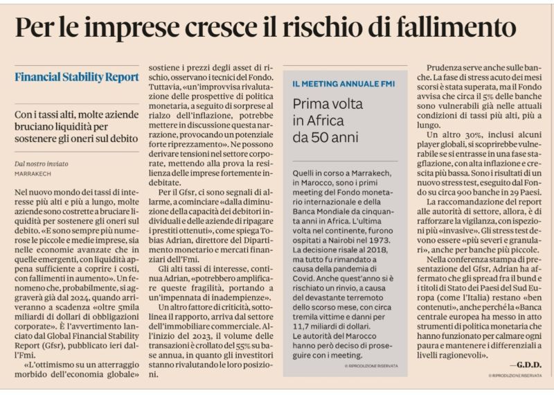 L’Impatto dei tassi di interesse elevati sulle Imprese Italiane